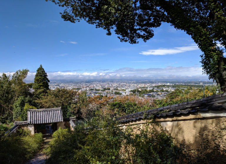 Overlooking Nara from Byakugoji Temple